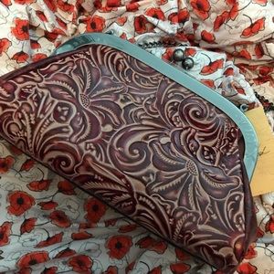 Patricia Nash Tooled Shoulder Bag